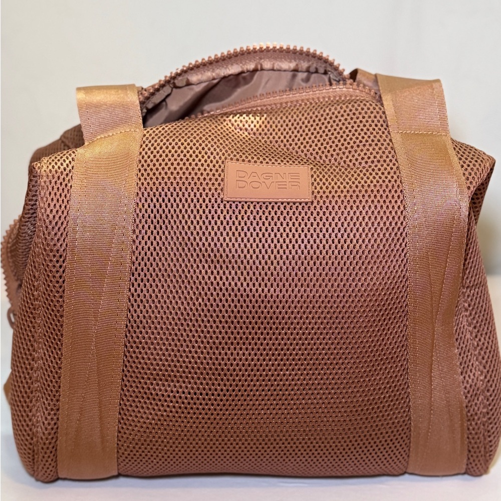 Dagne Dover Brown Mesh Bag